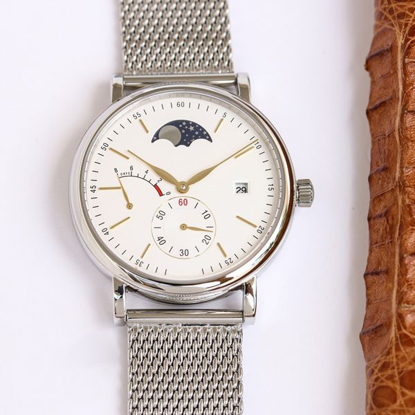 mens watch automatic mechanical movement watches 45mm fashion business waterproof wristwatch montre de luxe, Slivery;brown
mens watch automatic mechanical movement watches 45mm fashion business waterproof wristwatch montre de luxe, Slivery;brown