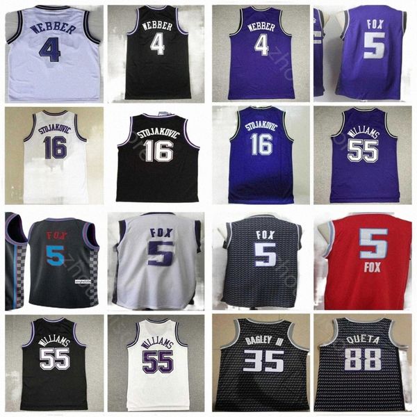 basketball wears college mens vintage de'aaron 5 neemias 88 queta marvin 35 bagley iii throwback jason 55 williams chris 4 webber pe j4, Black
basketball wears college mens vintage de'aaron 5 neemias 88 queta marvin 35 bagley iii throwback jason 55 williams chris 4 webber pe j4, Black