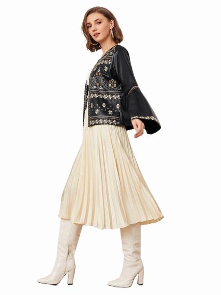 women's jackets motf premium pu leather bell sleeve jacket s4uy#, Black;brown
women's jackets motf premium pu leather bell sleeve jacket s4uy#, Black;brown