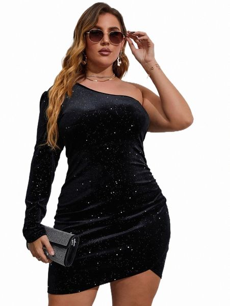 plus size dresses plus one shoulder tulip hem velvet bodycon dress p5ca#, Black
plus size dresses plus one shoulder tulip hem velvet bodycon dress p5ca#, Black