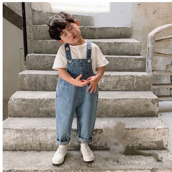 overalls spring autumn men's women's baby all-match casual jeans light color denim overalls trendy baby wardrobe single product pa, Blue
overalls spring autumn men's women's baby all-match casual jeans light color denim overalls trendy baby wardrobe single product pa, Blue