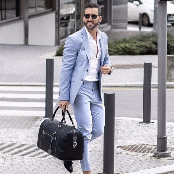 men's suits blazers costume homme mariage light blue casual men suits wedding groom fashion terno masculino slim fit blazer 2 pieces ja, White;black
men's suits blazers costume homme mariage light blue casual men suits wedding groom fashion terno masculino slim fit blazer 2 pieces ja, White;black