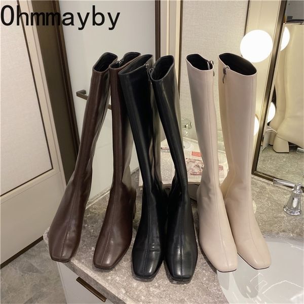boots slim woman knight kneehigh boots square 6cm heel ladies zippers fashion soft leather winter long boots shoes for women 220908, Black
boots slim woman knight kneehigh boots square 6cm heel ladies zippers fashion soft leather winter long boots shoes for women 220908, Black