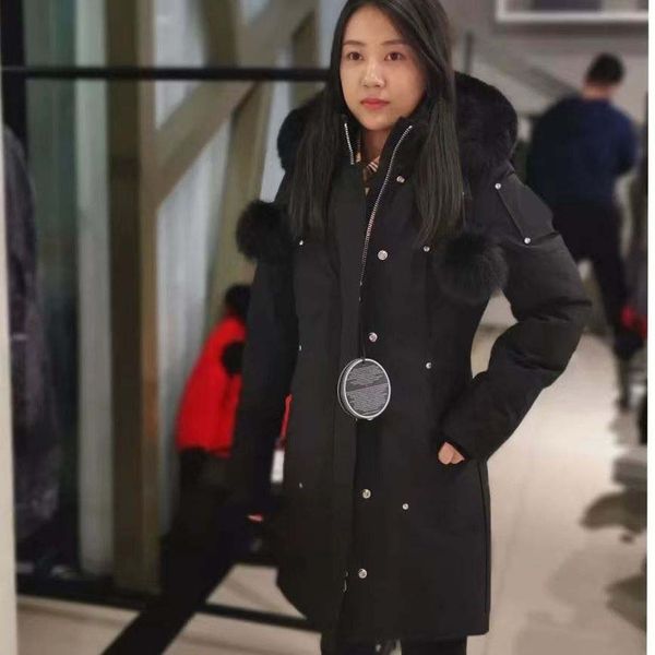 canadian women's casual down jacket moose outdoor warm fur coat knuckles doudoune winter vm44, Black
canadian women's casual down jacket moose outdoor warm fur coat knuckles doudoune winter vm44, Black