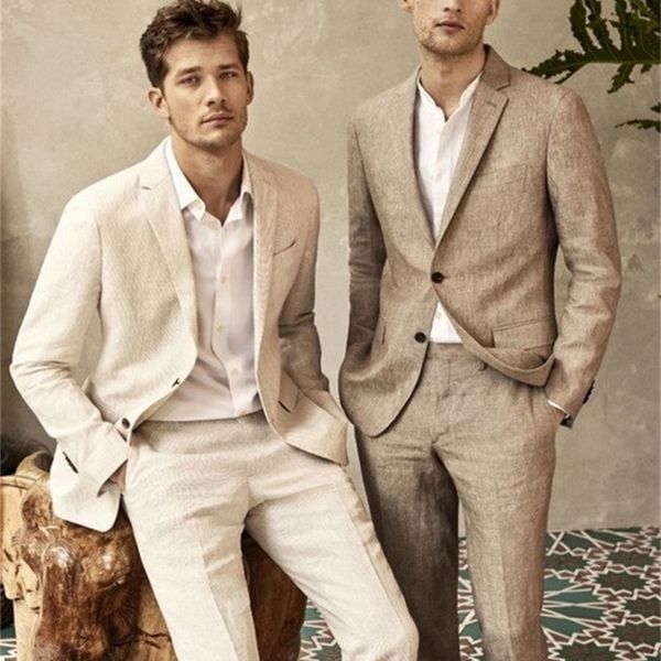 men's suits blazers costume homme linen summer beach men suit groom tuxedos groomsmen wedding blazer suits for men elegant 2 pieces jac, White;black
men's suits blazers costume homme linen summer beach men suit groom tuxedos groomsmen wedding blazer suits for men elegant 2 pieces jac, White;black