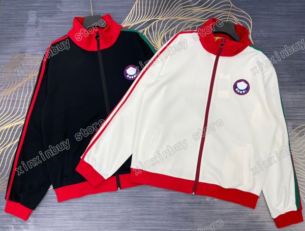 xinxinbuy men designers coats jacket letter embroidery zipper streetwear outerwear long sleeve windbreaker black white xs-l, Black;brown
xinxinbuy men designers coats jacket letter embroidery zipper streetwear outerwear long sleeve windbreaker black white xs-l, Black;brown