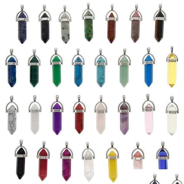 pendant necklaces crystals point pendant 30 pieces mix bk wholesale chakra healing stone pendants for women drop delivery 2021 jewelr dhgp9, Silver
pendant necklaces crystals point pendant 30 pieces mix bk wholesale chakra healing stone pendants for women drop delivery 2021 jewelr dhgp9, Silver
