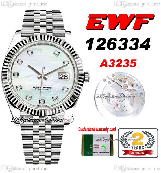 ewf just 126334 a3235 automatic mens watch 41mm fluted bezel mop dial diamonds markers jubileesteel bracelet super edition same series card, Slivery;brown
ewf just 126334 a3235 automatic mens watch 41mm fluted bezel mop dial diamonds markers jubileesteel bracelet super edition same series card, Slivery;brown