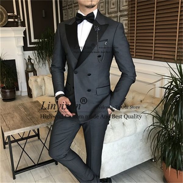men's suits blazers formal slim grey mens suits double-breasted wedding groom tuxedos 2 pieces set business male blazer pants outfit co, White;black
men's suits blazers formal slim grey mens suits double-breasted wedding groom tuxedos 2 pieces set business male blazer pants outfit co, White;black
