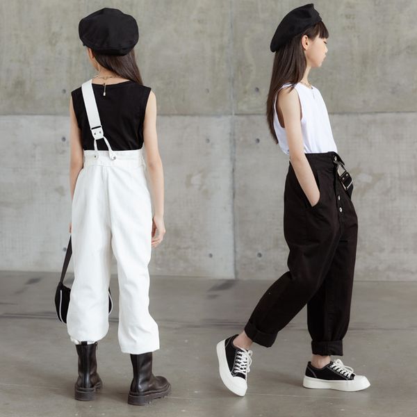 overalls big girls pants fashion kids pants children jean trousers korean kids clothes teenage denim black white pants 6 to 16 years 220909, Blue
overalls big girls pants fashion kids pants children jean trousers korean kids clothes teenage denim black white pants 6 to 16 years 220909, Blue