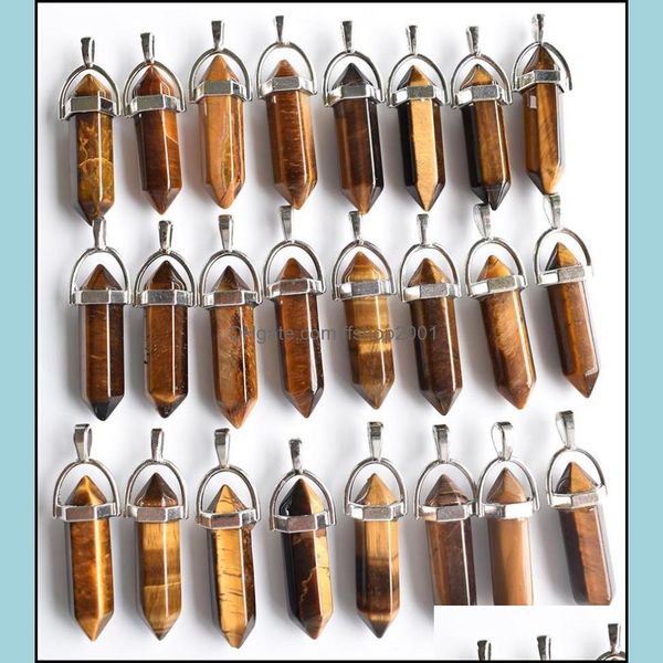 charms natural tiger eye stone pillar shape charms point chakra pendants for jewelry making drop delivery 2021 findings components dhs dhb4r, Bronze;silver
charms natural tiger eye stone pillar shape charms point chakra pendants for jewelry making drop delivery 2021 findings components dhs dhb4r, Bronze;silver