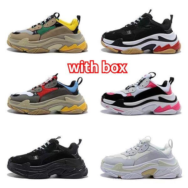 designer paris casual shoes triple s sneakers men's and women's retro leather heightening shoelace box, Black
designer paris casual shoes triple s sneakers men's and women's retro leather heightening shoelace box, Black