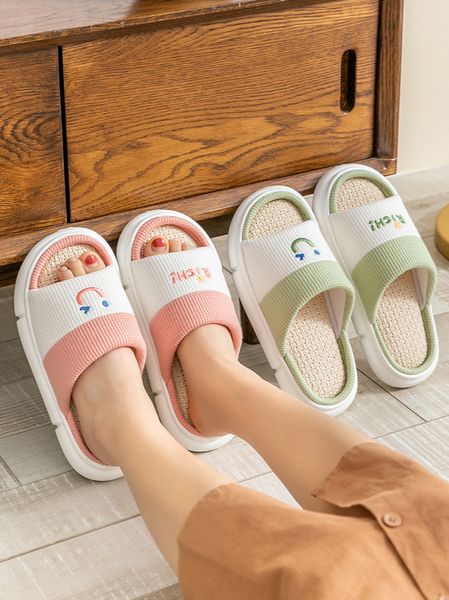 slippers linen cotton female four seasons home indoor cute couple autumn thick bottom outdoor wear comfortable male eva 220908, Black
slippers linen cotton female four seasons home indoor cute couple autumn thick bottom outdoor wear comfortable male eva 220908, Black