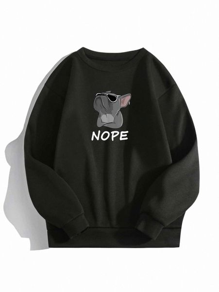 women's hoodies & sweatshirts cartoon dog and letter graphic thermal lined sweatshirt i3dm#, Black
women's hoodies & sweatshirts cartoon dog and letter graphic thermal lined sweatshirt i3dm#, Black