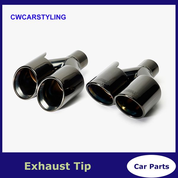 1pair muffler all black m logo y double outlet 93mm for bmw car muffler refitted exhaust pipe carbon fiber tail throat
1pair muffler all black m logo y double outlet 93mm for bmw car muffler refitted exhaust pipe carbon fiber tail throat