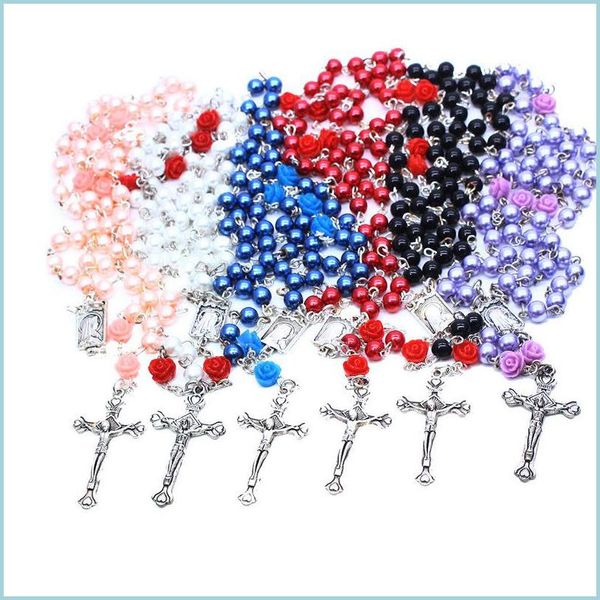 beaded necklaces 6mm occhiali di perle perline crocifisso croce per uominnne rosario battesimo cattolico regali drop delivery 2021 je dhwxm, Silver
beaded necklaces 6mm occhiali di perle perline crocifisso croce per uominnne rosario battesimo cattolico regali drop delivery 2021 je dhwxm, Silver