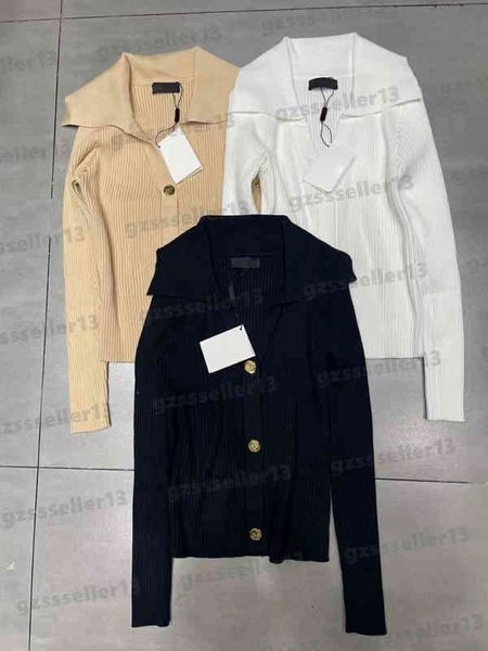 cardigan sweaters women designer lotus leaf lapel sweater fashion brand autumn thin striped cardigans knitted sweater womens clothing 3 colo, White;black
cardigan sweaters women designer lotus leaf lapel sweater fashion brand autumn thin striped cardigans knitted sweater womens clothing 3 colo, White;black
