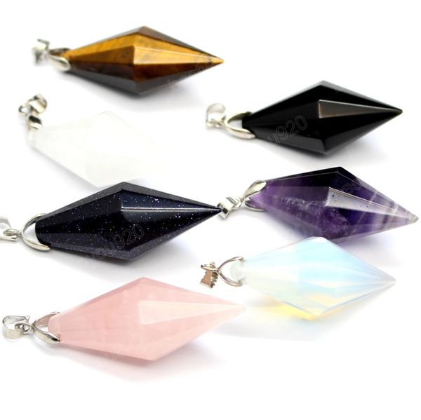 natural gem stone pendants charms for dowsing multifaceted healing reiki pink quartz purple crystal divination pendulum pendulo, Bronze;silver
natural gem stone pendants charms for dowsing multifaceted healing reiki pink quartz purple crystal divination pendulum pendulo, Bronze;silver