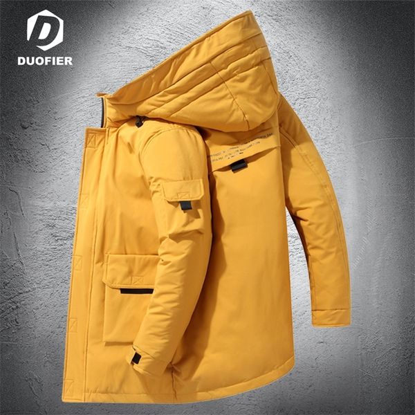 men's down parkas winter men's hooded casual down jacket yellow thick warm men clothing white duck down long coat trendy with hat, Black
men's down parkas winter men's hooded casual down jacket yellow thick warm men clothing white duck down long coat trendy with hat, Black