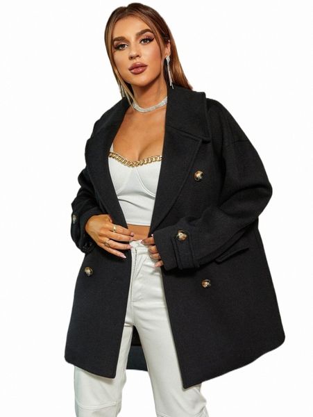 women's down & parkas miegofce lapel neck double button drop shoulder overcoat w7tv#, Black
women's down & parkas miegofce lapel neck double button drop shoulder overcoat w7tv#, Black