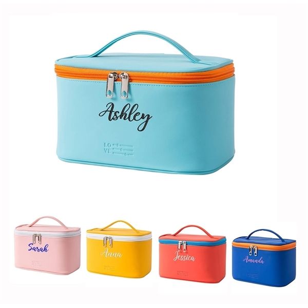 cosmetic bags cases personalized makeup bag embroidery name portable travel cosmetic bag for women pouch pu leather waterproof gift for brid
cosmetic bags cases personalized makeup bag embroidery name portable travel cosmetic bag for women pouch pu leather waterproof gift for brid