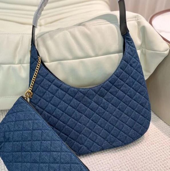 women quilted shopping bag large capacity tote bags denim canvas handbag purse fashion metal letter inside zipper pocket armpit shoulder wal
women quilted shopping bag large capacity tote bags denim canvas handbag purse fashion metal letter inside zipper pocket armpit shoulder wal