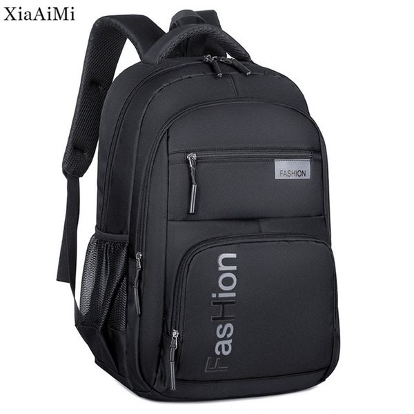 backpack fashion men's backpack oxford cloth black waterproof computer bag men's and women's travel leisure backpack 220909
backpack fashion men's backpack oxford cloth black waterproof computer bag men's and women's travel leisure backpack 220909