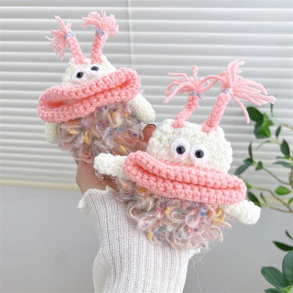 earphone cases for airpods pro 3 2 matcha green knitted plush cover cute cartoon big mouth monster lovely girls hanging bag for airpod 3
earphone cases for airpods pro 3 2 matcha green knitted plush cover cute cartoon big mouth monster lovely girls hanging bag for airpod 3