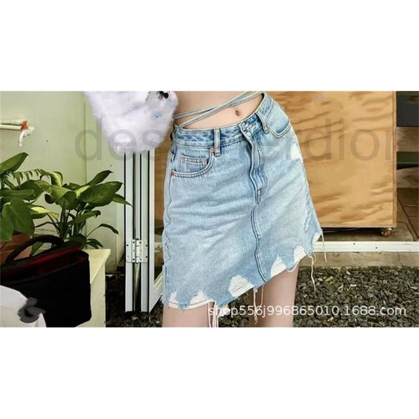 women's jeans designer in the autumn of 2022 new sm family trend is fashionable high waist and thin casual nanyou jeans skirt, Blue
women's jeans designer in the autumn of 2022 new sm family trend is fashionable high waist and thin casual nanyou jeans skirt, Blue