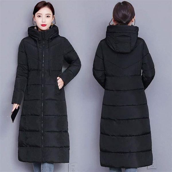 women's down parkas winter jacket women lengthen down jackets warm hooded parkas large size 5xl female's thick quilted cotton coat, Black
women's down parkas winter jacket women lengthen down jackets warm hooded parkas large size 5xl female's thick quilted cotton coat, Black