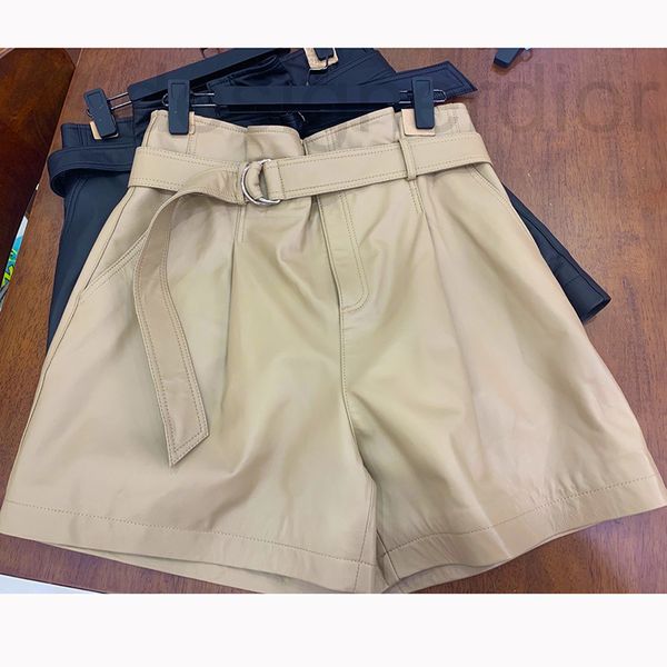 women's jumpsuits & rompers designer winter new leather sheepskin pants women's shorts high waist belt wide leg loose quarter casu, Black;white
women's jumpsuits & rompers designer winter new leather sheepskin pants women's shorts high waist belt wide leg loose quarter casu, Black;white