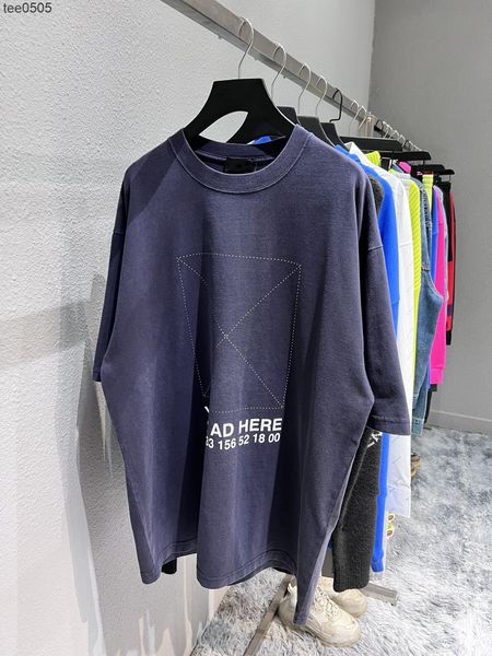 correct version paris front dotted box letter printing heavy industry washing used short sleeve t-shirt, White;black
correct version paris front dotted box letter printing heavy industry washing used short sleeve t-shirt, White;black