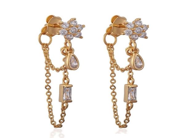 2021 spring new 925 sterling silver jewelry whole cute lovely tiny cz charm tassel chain romantic flower stud earring wholesal, Golden;silver
2021 spring new 925 sterling silver jewelry whole cute lovely tiny cz charm tassel chain romantic flower stud earring wholesal, Golden;silver