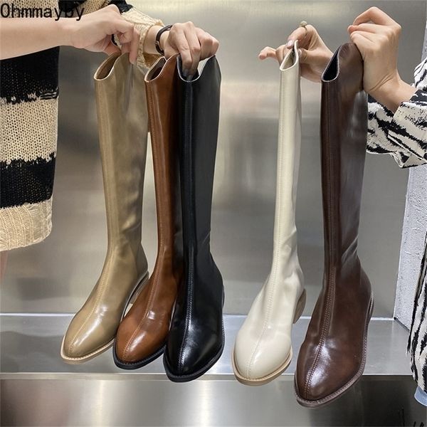 boots slim thigh high fashion women square heel kneehigh leather womens shoes black winter long knight woman 220908
boots slim thigh high fashion women square heel kneehigh leather womens shoes black winter long knight woman 220908