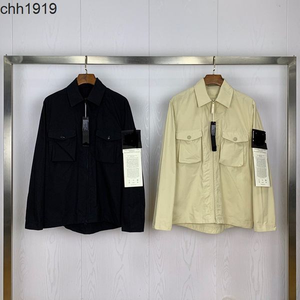 original bid inspection stone 20 autumn new simple solid color island ghost shirt, Black;brown
original bid inspection stone 20 autumn new simple solid color island ghost shirt, Black;brown
