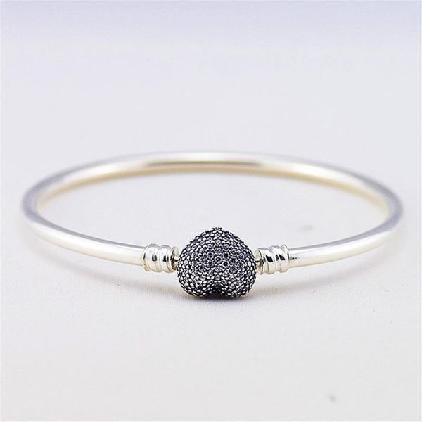bangles jewelry 925 sterling silver bangle with heart-shaped clasp and clear cz bracelets bangles for women fashion fine jewelry w182t, White
bangles jewelry 925 sterling silver bangle with heart-shaped clasp and clear cz bracelets bangles for women fashion fine jewelry w182t, White