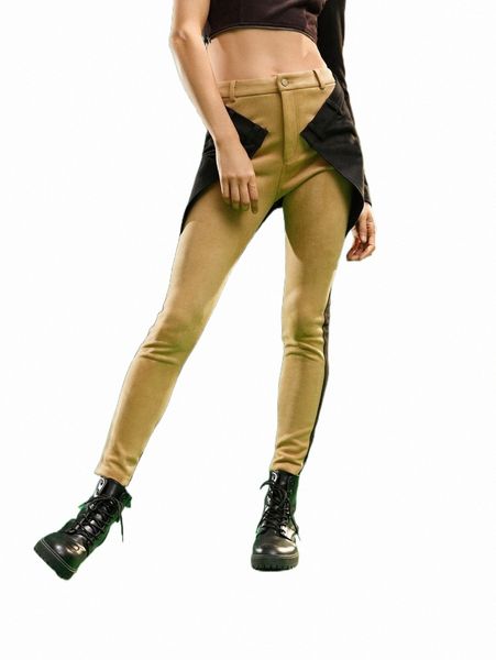 women's pants & capris x uche by amber high waist two tone rag stitching suede pants 563r#, Black;white
women's pants & capris x uche by amber high waist two tone rag stitching suede pants 563r#, Black;white