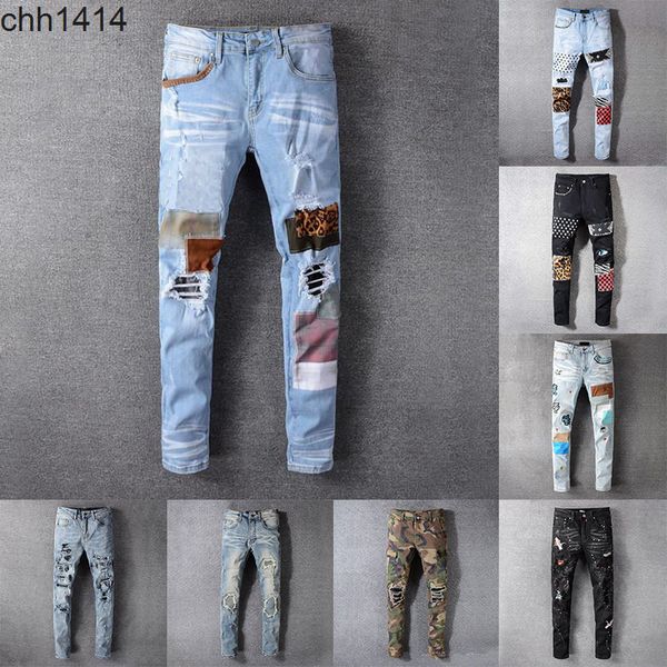 amirs mens womens designers jeans distressed ripped biker slim straight denim for men s print army fashion mans skinny pants, Blue
amirs mens womens designers jeans distressed ripped biker slim straight denim for men s print army fashion mans skinny pants, Blue