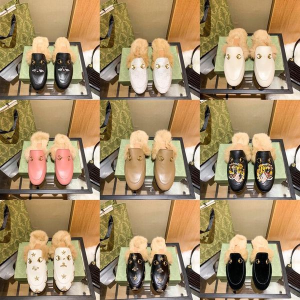 women hairy slippers half slippers muller slacks rabbit hair leather baotou flats shoes lazy shoes winter warm cotton shoes 36-44, Black
women hairy slippers half slippers muller slacks rabbit hair leather baotou flats shoes lazy shoes winter warm cotton shoes 36-44, Black