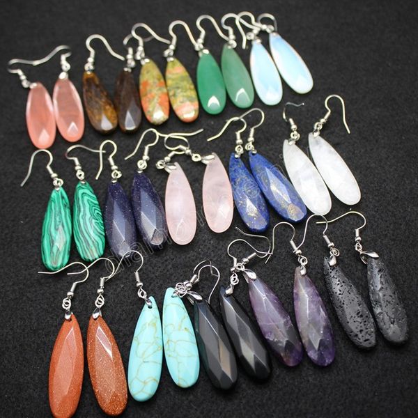 long natural quartz earrings reiki gem stone dangle hook drop earring obsidian purple pink crystal dangler girls jewelry gifts, Silver
long natural quartz earrings reiki gem stone dangle hook drop earring obsidian purple pink crystal dangler girls jewelry gifts, Silver