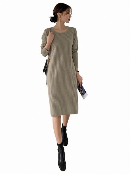 women's sweaters dazy solid ribbed knit sweater dress b1so#, White;black