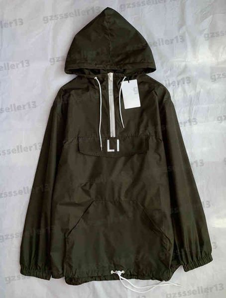 womens hoodie half zip cardigan nylon windbreaker jackets fashion brand autumn thin letter logo hooded jacket designer women clothing 0912, Black
womens hoodie half zip cardigan nylon windbreaker jackets fashion brand autumn thin letter logo hooded jacket designer women clothing 0912, Black