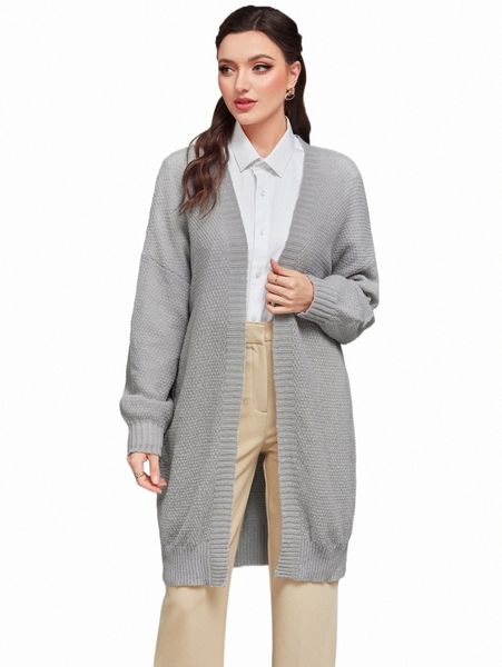 women's sweaters drop shoulder duster cardigan without belt r7yl#, White;black