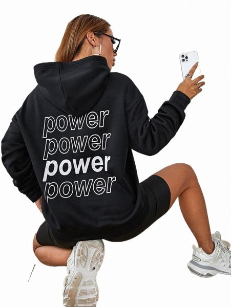 women's hoodies & sweatshirts letter graphic drop shoulder thermal lined hoodie 5136#, Black
women's hoodies & sweatshirts letter graphic drop shoulder thermal lined hoodie 5136#, Black