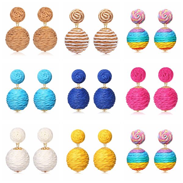 raffia earring stud boho handmade straw rattan drop geometric lantern dangle earrings for women girls summer beach jewelry, Golden;silver
raffia earring stud boho handmade straw rattan drop geometric lantern dangle earrings for women girls summer beach jewelry, Golden;silver