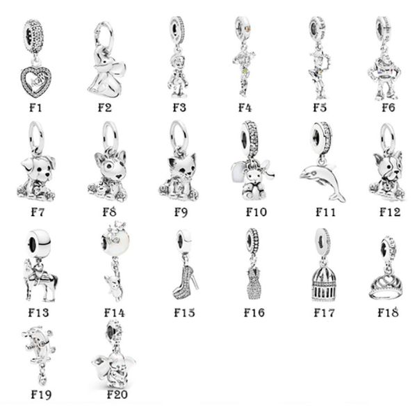 new 925 sterling silver fit pandora charms bracelets dog cat elephant crown dress birdcage horse dangle charm for european women weddin297m, Golden;silver
new 925 sterling silver fit pandora charms bracelets dog cat elephant crown dress birdcage horse dangle charm for european women weddin297m, Golden;silver