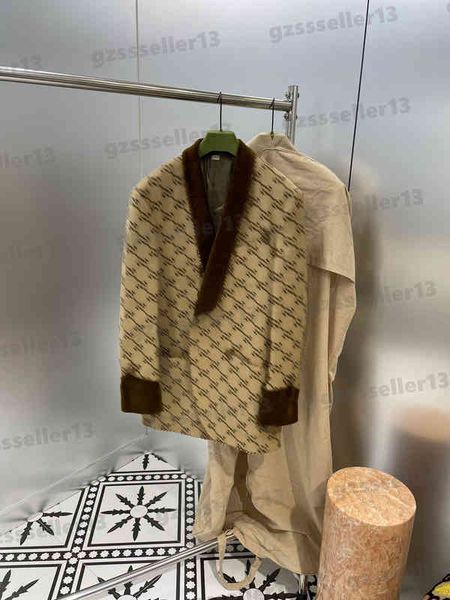 womens jacket velvet collar jacquard logo blazers fashion brand classic print lined vintage velvet jacket luxury designer women clothing, Black;brown
womens jacket velvet collar jacquard logo blazers fashion brand classic print lined vintage velvet jacket luxury designer women clothing, Black;brown