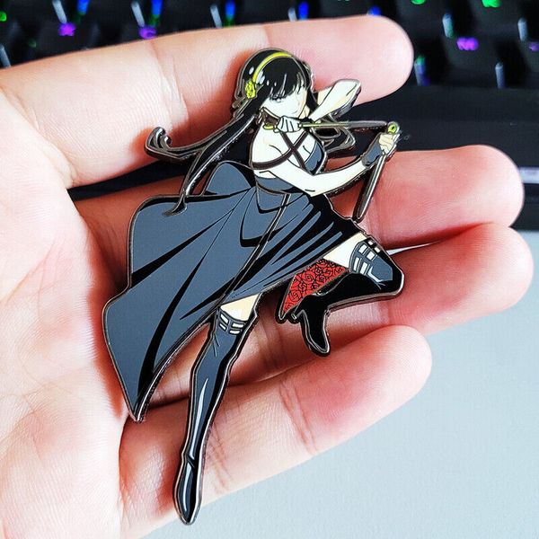 brooch anime character spy x family/or forged metal enamel badge lapel bag brooch, Gray
brooch anime character spy x family/or forged metal enamel badge lapel bag brooch, Gray
