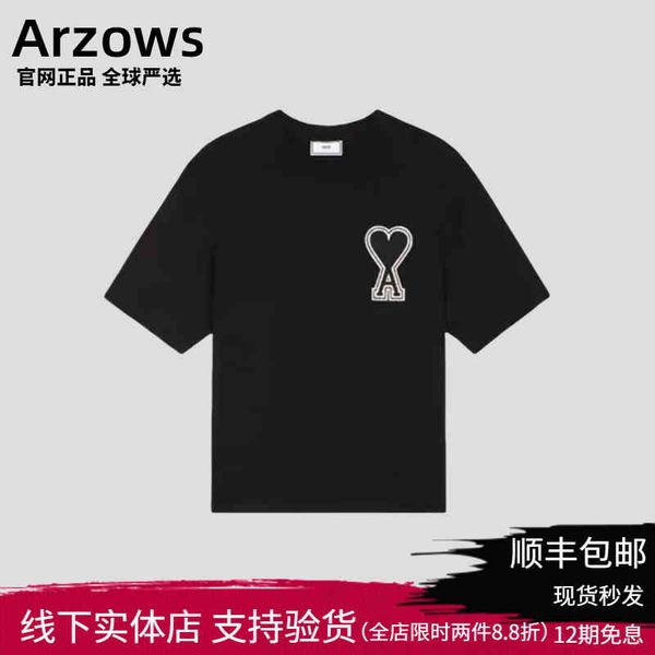 t shirts mens classic amies trendy oversize paris love short sleeve round neck loose lovers summer casual cotton fashionable polo shirt kepk, White;black
t shirts mens classic amies trendy oversize paris love short sleeve round neck loose lovers summer casual cotton fashionable polo shirt kepk, White;black
