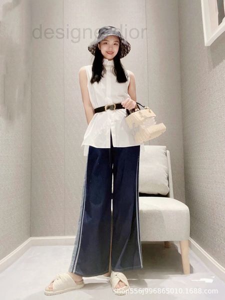 women's jeans designer nanyou d summer new style side stripe letters elastic waist denim pants straight women's live broadcast 5xc, Blue
women's jeans designer nanyou d summer new style side stripe letters elastic waist denim pants straight women's live broadcast 5xc, Blue